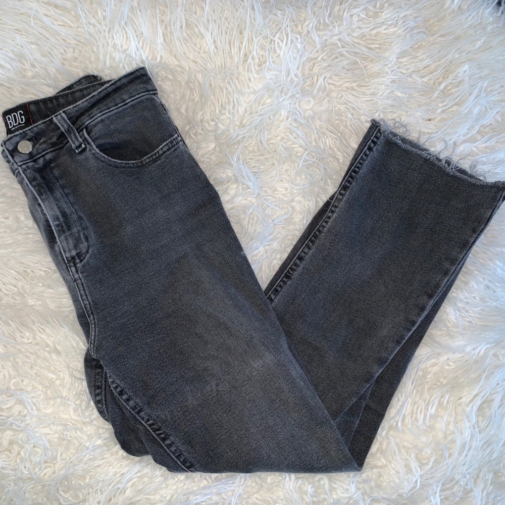 Charcoal kick flare UO jeans
